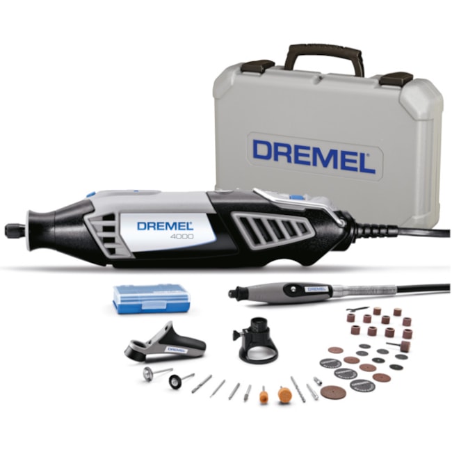 Micro Retífica com 36 Acessórios e 3 Acoplamentos F0134000NC 4000/36 DREMEL-384987a4-f83f-4a7a-b657-db22d386c397
