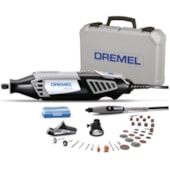 Micro Retífica com 36 Peças e 3 Acoplamentos e Jogo de Limpar e Polir 20 peças 4000 DREMEL Micro Retífica com 36 Peças e 3 Acoplamentos e Jogo de Limpar e Polir 20 peças 4000 DREMEL