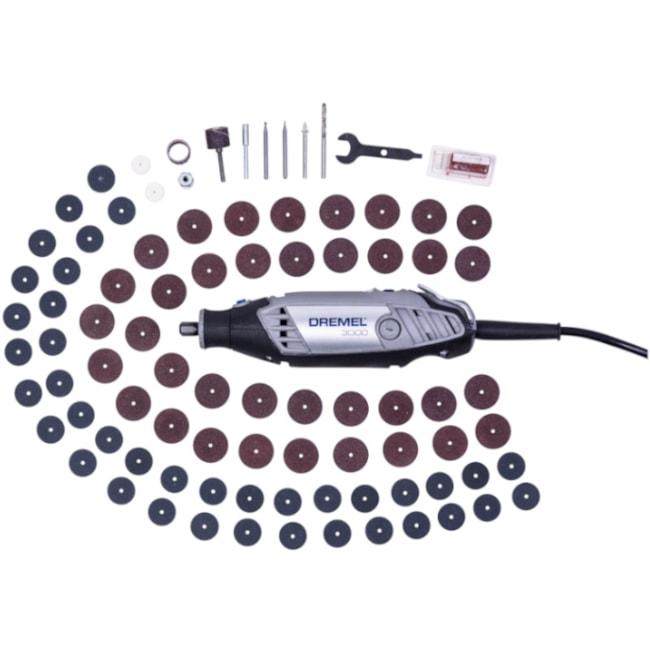 Micro Retífica com 82 Acessórios e 1 Acoplamento F0133000GA 3000 DREMEL-3ad9f7ed-e4de-4cae-bb3d-09146002a13b