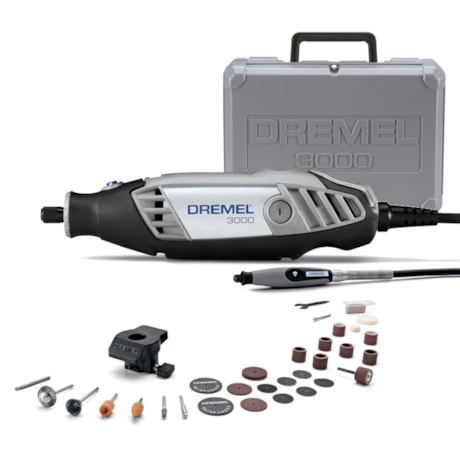 Micro Retífica com Kit 30 Acessórios 2 Acoplamentos e Maleta F0133000PS 3000 DREMEL-fed666d9-2efa-436c-83a2-087c39caa1e7