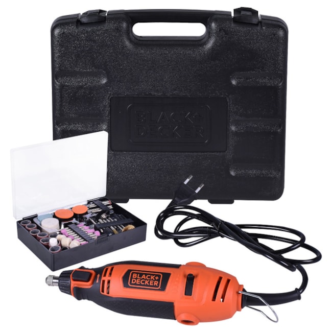 Micro Retífica Elétrica 180W com 113 Acessórios RT18KA BLACK + DECKER-d2f1cbe9-390d-4928-8782-f18b25e96a79