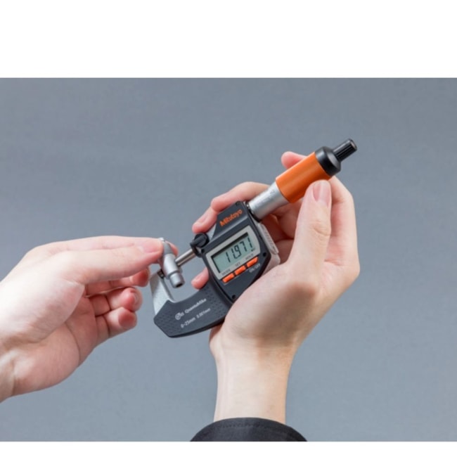 Micrômetro Digital 0 a 25mm 0.0001mm QuantuMike com Saída SPC 293-140-40 MITUTOYO-4d2e6103-0083-4916-b8b8-8c91b6543d83