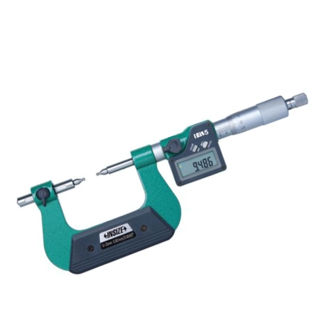 Micrômetro Digital Externo 50 a 75mm 0.001mm para Engrenagem 3591-75A INSIZE-9dbfaf2e-e653-4d2e-99ef-ffee89cb4394