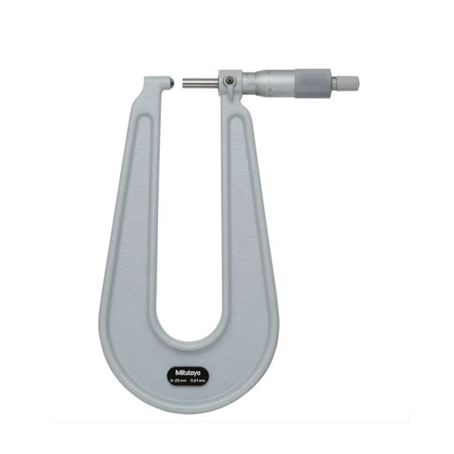Micrômetro Externo 0-25mm(0,01mm) Arco Profundo 118-114 MITUTOYO-92c79923-3323-48a8-84e2-fc399a487700