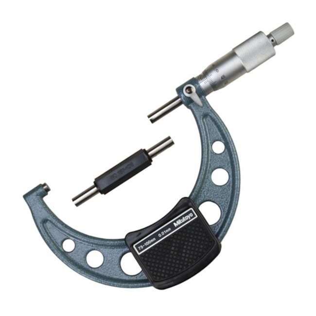 Micrômetro Externo 75 a 100mm 0.01mm 103-140-10 MITUTOYO-60fe50a4-add7-4be1-9925-14a28b25331a