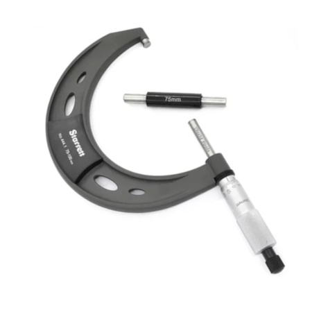 Micrômetro Externo 75 a 100mm/0.01mm 444.1MXRL-100 STARRETT-f9d3dcb3-1c12-4f10-8322-6d3ab48bdbc9