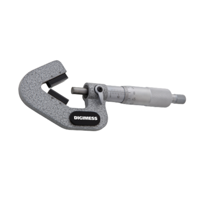 Micrômetro Externo com Batente em V de 5 a 25mm/0.01mm 113.100 DIGIMESS-c2d22291-a4db-47af-91b2-a63b8d6a59dc