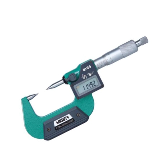 Micrômetro Externo Digita de Ponta 0 a 25mm 0.001mm 30Gr 3530-25A INSIZE-b61240aa-0c7a-43ae-8388-fa7ab4768e56