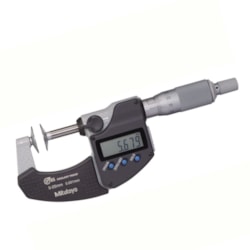 Micrômetro Externo Digital 0-25mm 0,001mm Tipo Disco para Engrenagem 3