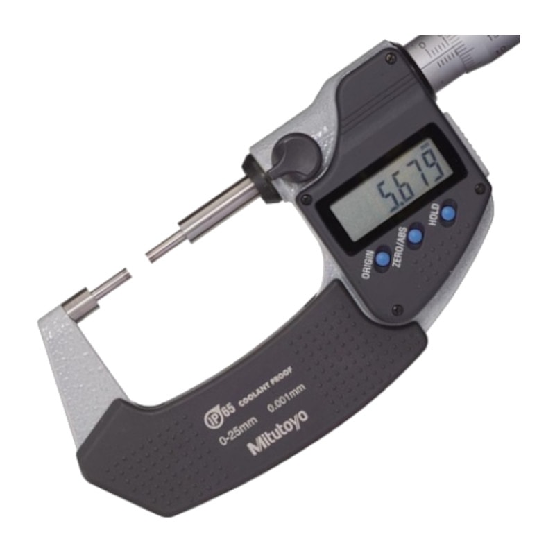 Micrômetro Externo Digital com Pontas Finas 0 a 25mm 33125130