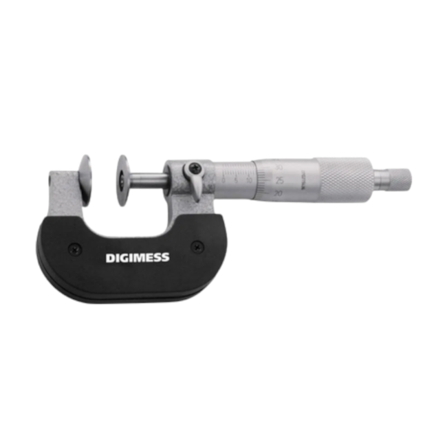 Micrômetro Externo para Dentes de Engrenagem de 50 a 75mm/0.01mm 110.354 DIGIMESS-6a569a80-e126-4b7c-a8a7-95c4d23452f4