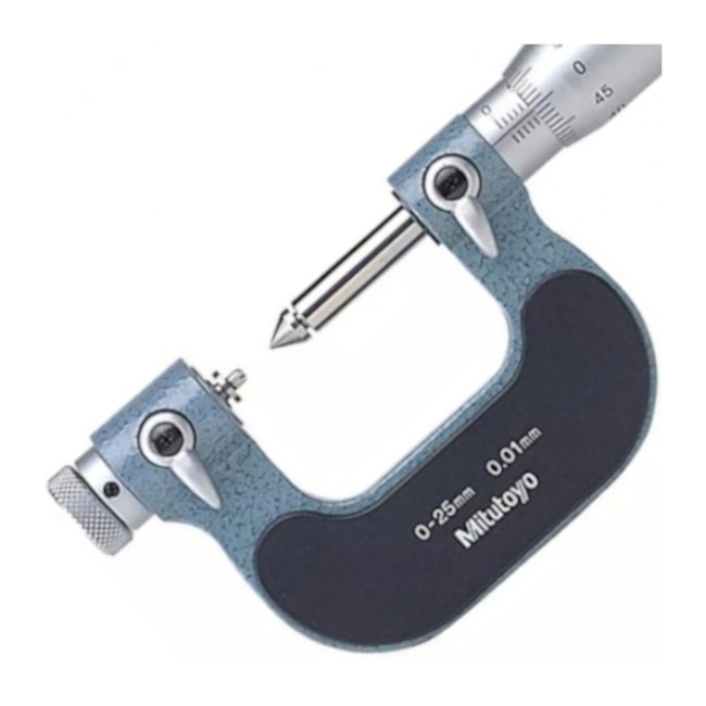 Micrômetro Externo para Diâmetro de Roscas 0 a 25mm 0,01mm 126-125 MITUTOYO-0b2cc68d-7ae6-4539-830a-0e5c8e39ab0f