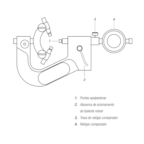 Micrômetro Externo para Medição de Diâmetro Primitivo de Machos 30 a 70mm/0.01mm 132.131 DIGIMESS-045929ed-e8f3-4d0c-8174-55edde09067e