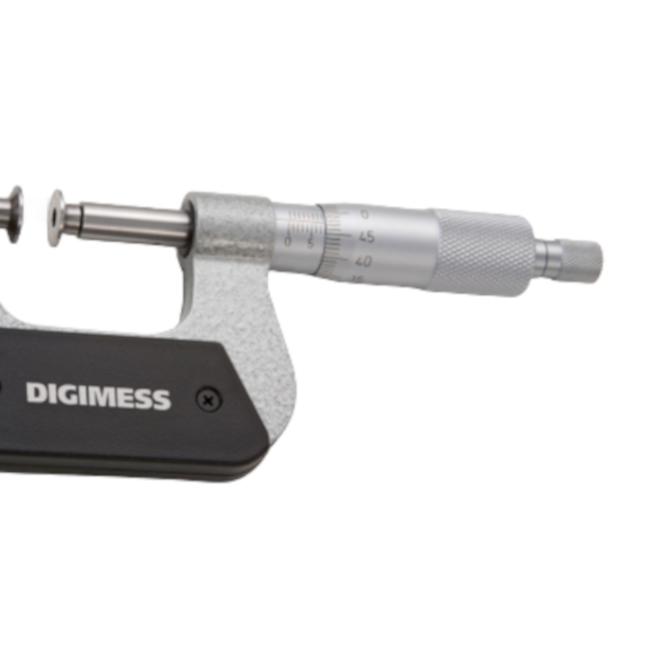 Micrômetro Externo para Medições Diversas 0 a 25mm/0.01mm 112.900 DIGIMESS-859e5441-1415-4497-8650-95655ae8fb5a