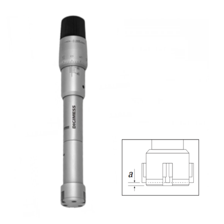 Micrômetro Interno com 3 Pontas 6 a 8mm/0.001mm 110.740 DIGIMESS-b22c5ab2-c15f-401a-8ea4-e339f4be9440
