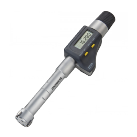 Micrômetro Interno Digital c/ 3 Pontas de Contato 12 a 16mm 0.001mm/.00005