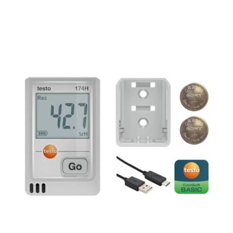 Mini Data Logger Temperatura e Umidade -20 a 70C / 0 a 100% TESTO 174H TESTO-fd577b7e-ea85-4816-968e-927f4c6d195e