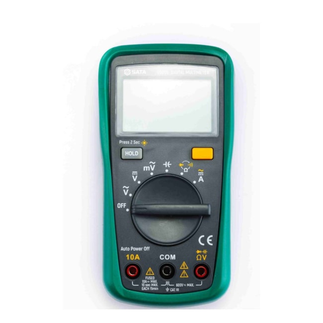 Mini Multímetro Digital 10A (AC/DC) CAT III 600V ST03005 SATA-30d2ef9d-fd9d-4cd6-96b2-f5e640f8c9e6