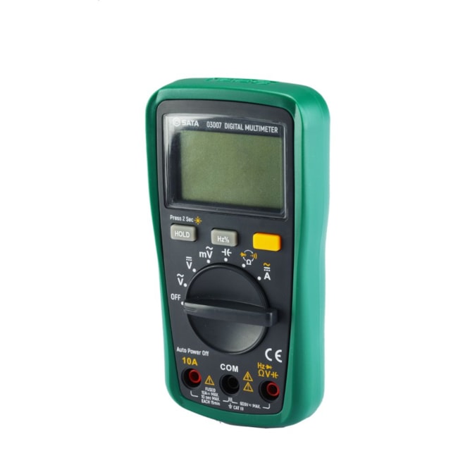 Mini Multímetro Digital com Medição de Frequência 10A (AC/DC) CAT III 600V ST03007 SATA-828f48ba-7d18-45fb-bd86-93e49cb00bf2