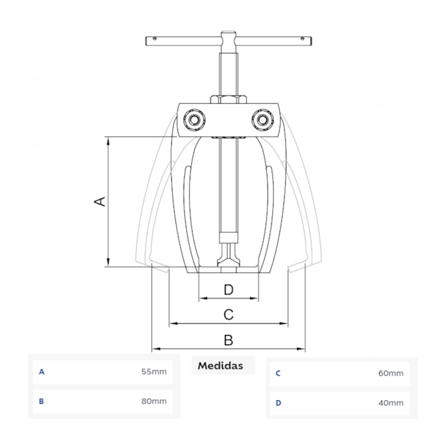 Minissacador de Polias 3 Garras 2.1/4'' 44031001 TRAMONTINA PRO-9a0736a9-394b-47d8-8a76-68b41670f3e2