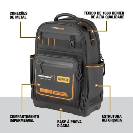 Mochila Para Ferramentas 18 Polegadas McLaren DWST60122-1 DEWALT-84ec60ca-ed82-4c42-8cf5-cbd6c0b8bb2f