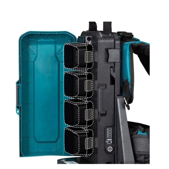 Mochila Portátil á Bateria com 4 Baterias e 1 Carregador 220V PDC01-KIT220V MAKITA-16fe184d-320e-4ea5-8b6e-cac31de19425