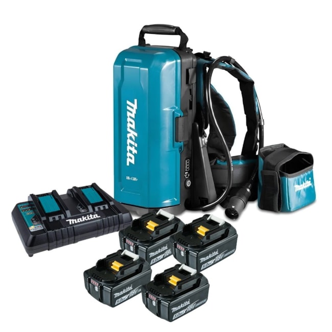 Mochila Portátil á Bateria com 4 Baterias e 1 Carregador 220V PDC01-KIT220V MAKITA-44ad0cb0-92b1-4c13-9191-0c97c6f30c6f
