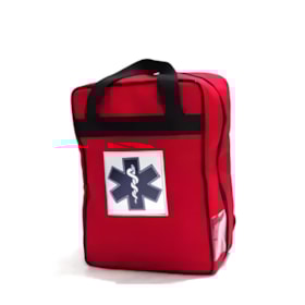 Mochila Tipo SAMU Vermelho 44x18x38mm com Logo 002873 ELMEC