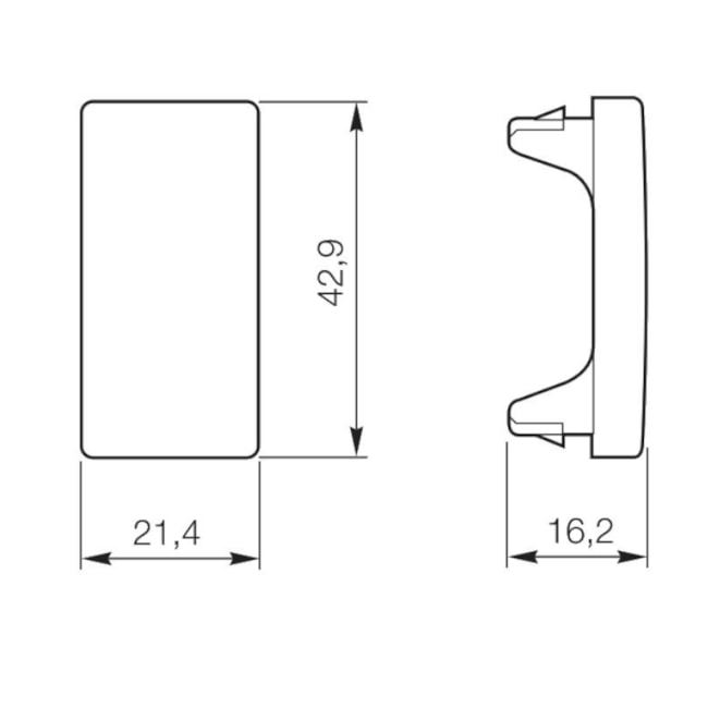 Módulo Cego Tecla Universal Branco 611047 PIAL LEGRAND-349a1c6c-d158-4ab8-be8c-118a6ba1178b