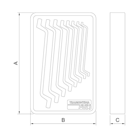Módulo de Gaveta para Chaves Estrela com 8 Peças 44980018 TRAMONTINA PRO-b111044a-0249-4cd3-ba22-13b27337af69