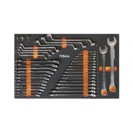 Módulo em Eva com Chave Combinada/Estrela 40 Peças M25 BETA-6441757c-54bf-4281-b64d-bcf24f2218ea