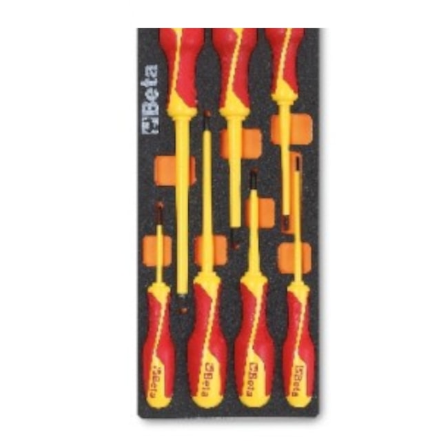 Módulo Eva com Jogo de Chaves Fenda e Philips Isoladas 1000v 7 Peças M226 BETA-902cec5f-9663-4408-8fec-45ca51f1769a