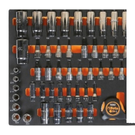Módulo Eva com Jogo de Ferramentas 68 Peças M125 BETA-aff3a544-1b1f-43ea-998e-4ff07d4fde4d