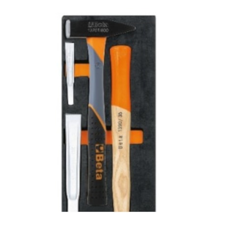 Módulo Eva com Jogo de Martelo e Talhadeira 4 Peças M237 BETA-d6253149-03fa-42d1-a12a-65142bb8b5fd