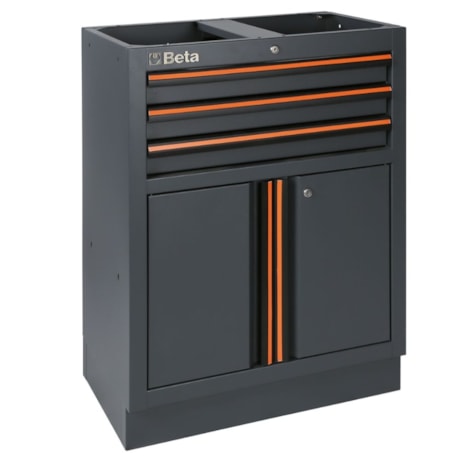 Módulo Fixo para Bancada com 3 Gavetas C45PRO/M3A BETA-ddf9902d-0e76-4442-ae57-6f00bb123a97