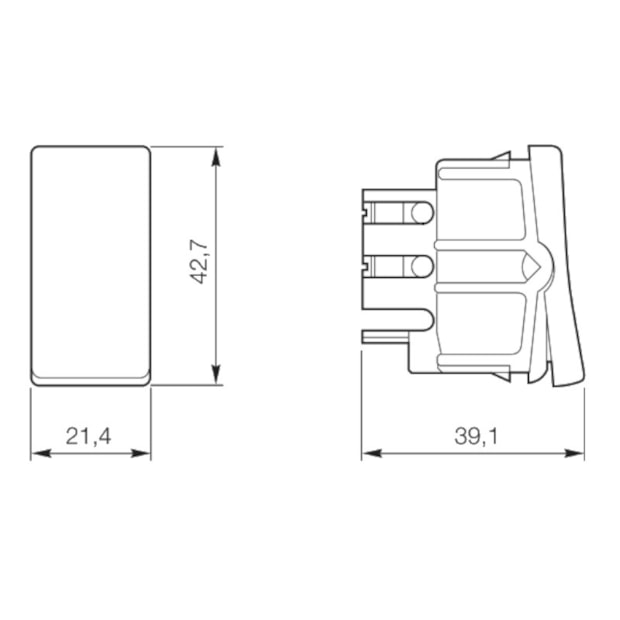 Módulo Interruptor Paralelo Branco 10A 250V 611001 PIAL-c1e8a61c-d8a2-46f7-aafb-b928d56a247d