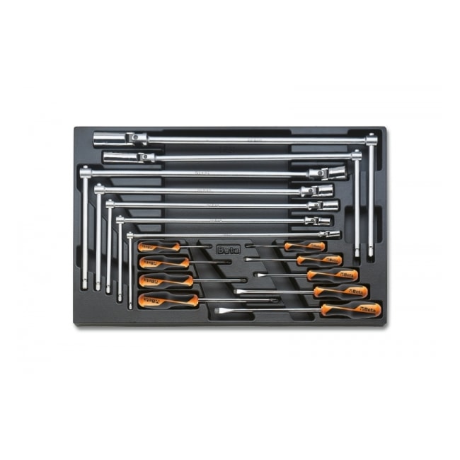 Módulo Jogo de Ferramentas para Gaveta Padrão Tipo 3 em Placa Plástica T164 BETA-830aa523-d9e2-46d0-acfb-f7b571b63040