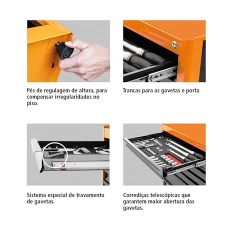 Módulo para Bancada com 3 gavetas e 2 Portas 44954012 TRAMONTINA PRO-05a00d96-71cb-4a4a-af80-c37223434a36
