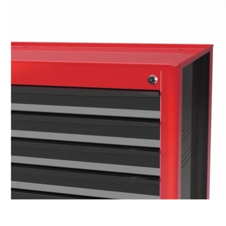 Módulo para Bancada com 5 Gavetas e 1 Porta Vermelho 44954311 TRAMONTINA PRO-18c476d6-6e67-4798-8c2f-ae4fd67904f8