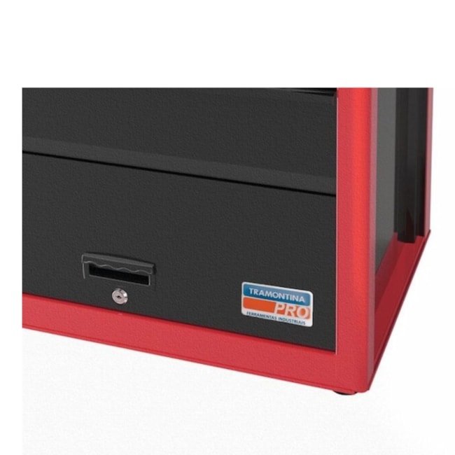 Módulo para Bancada com 5 Gavetas e 1 Porta Vermelho 44954311 TRAMONTINA PRO-ff099045-3e69-43b3-bf9d-138ce0bb5cea