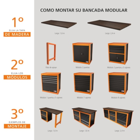 Módulo para Bancada com 7 Gavetas Cinza 44954413 TRAMONTINA PRO-25998a4b-16f7-4cb8-8ee8-4a97fcc86cf1