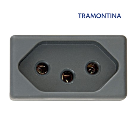 Módulo Tomada 2P+T 10A 250V Grafite 57117031 TRAMONTINA ELETRIK-722c2022-b818-488c-b957-597d4826e42f