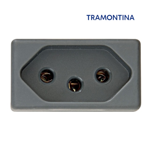 Módulo Tomada 2P+T 10A 250V Grafite 57117031 TRAMONTINA ELETRIK-cf353cd7-35c7-4d00-9724-d037e004813a