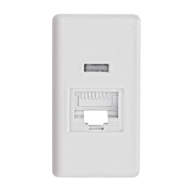 Módulo Tomada de Transmissão Branco Universal RJ45 Cat6 57115/056 TRAMONTINA ELETRIK-18add454-b2e0-48d1-92d8-c59e9816b299