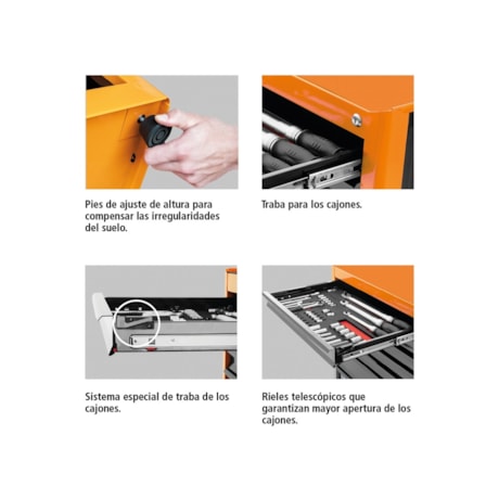 Módulos para Bancada com 3 Gavetas Cinza 44954412 TRAMONTINA PRO-0a4ade43-8108-4dc1-88d1-cd1b4616fa12