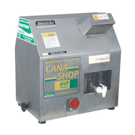 Moenda de Cana 60 Litros/h Rolo Inox com Motor Monifásico 1/2'' 220V MAQTRON-189da341-63bf-4398-a0d9-a5d063906023