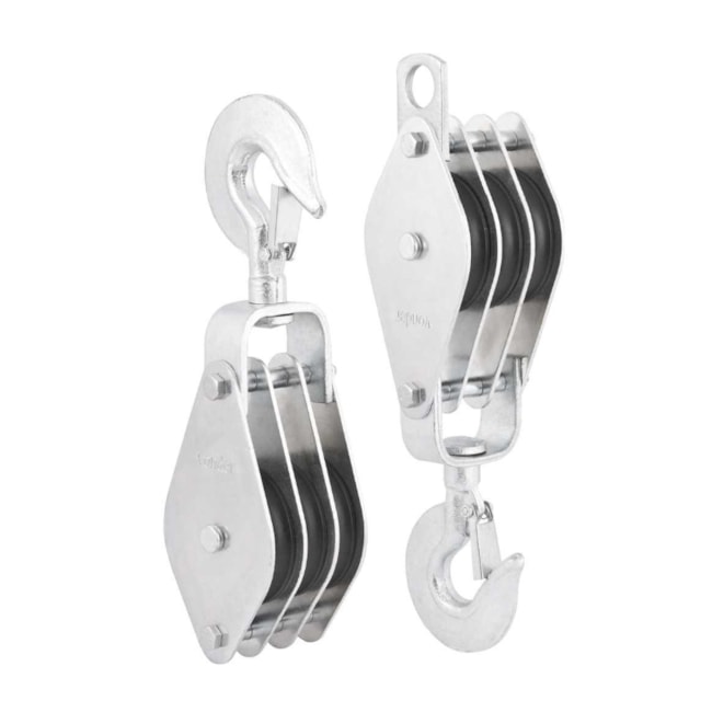 Moitão Cadernal 80mm com 3 Roldanas 6145080030 VONDER-619263f1-e29d-4b9f-bc80-26e29435d7de