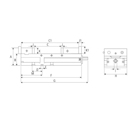 Morsa Mecânica de Precisão 200mm/410mm HVV-6 BTFIXO-e72ef3e7-5102-4738-b9ac-6584f80dd2d2