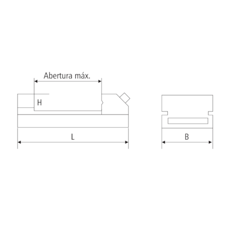 Morsa Mecânica de Precisão QKG-88 BTFIXO-021bebec-56be-4c5a-8db0-4a3873e96958