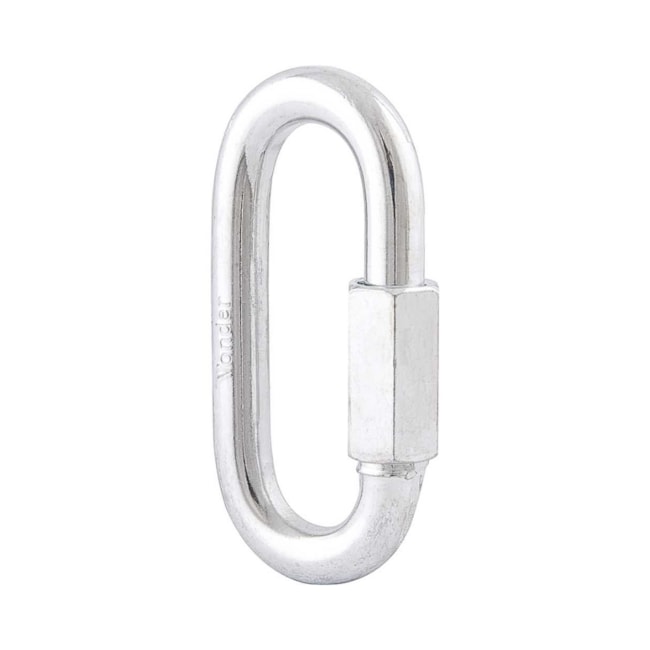 Mosquetão Reto com Rosca 1/8